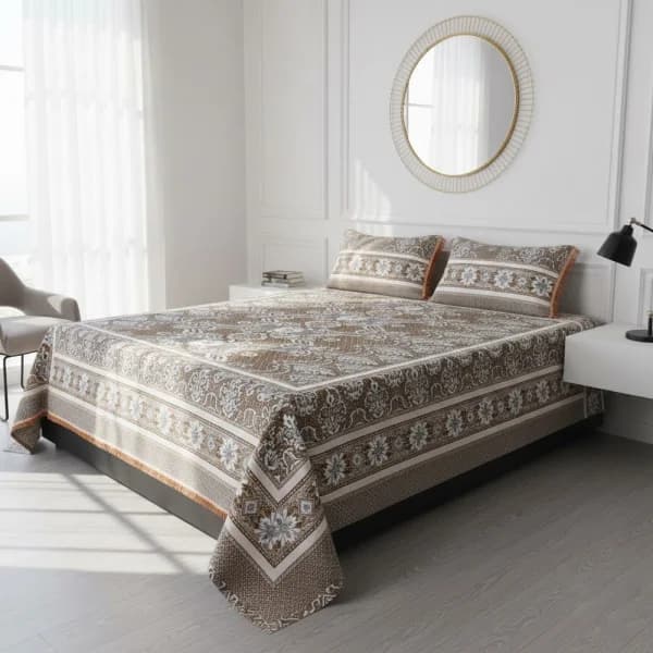 Winter Fancy Multani Bedsheet