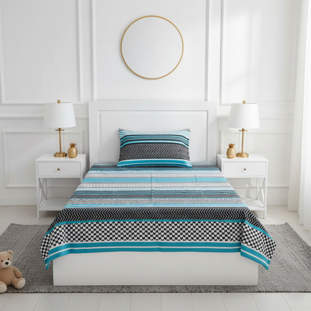 Single Pair Cotton Bed Sheet
