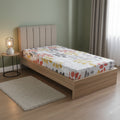 Cotton Single Bed Mattress Cover/Zipper