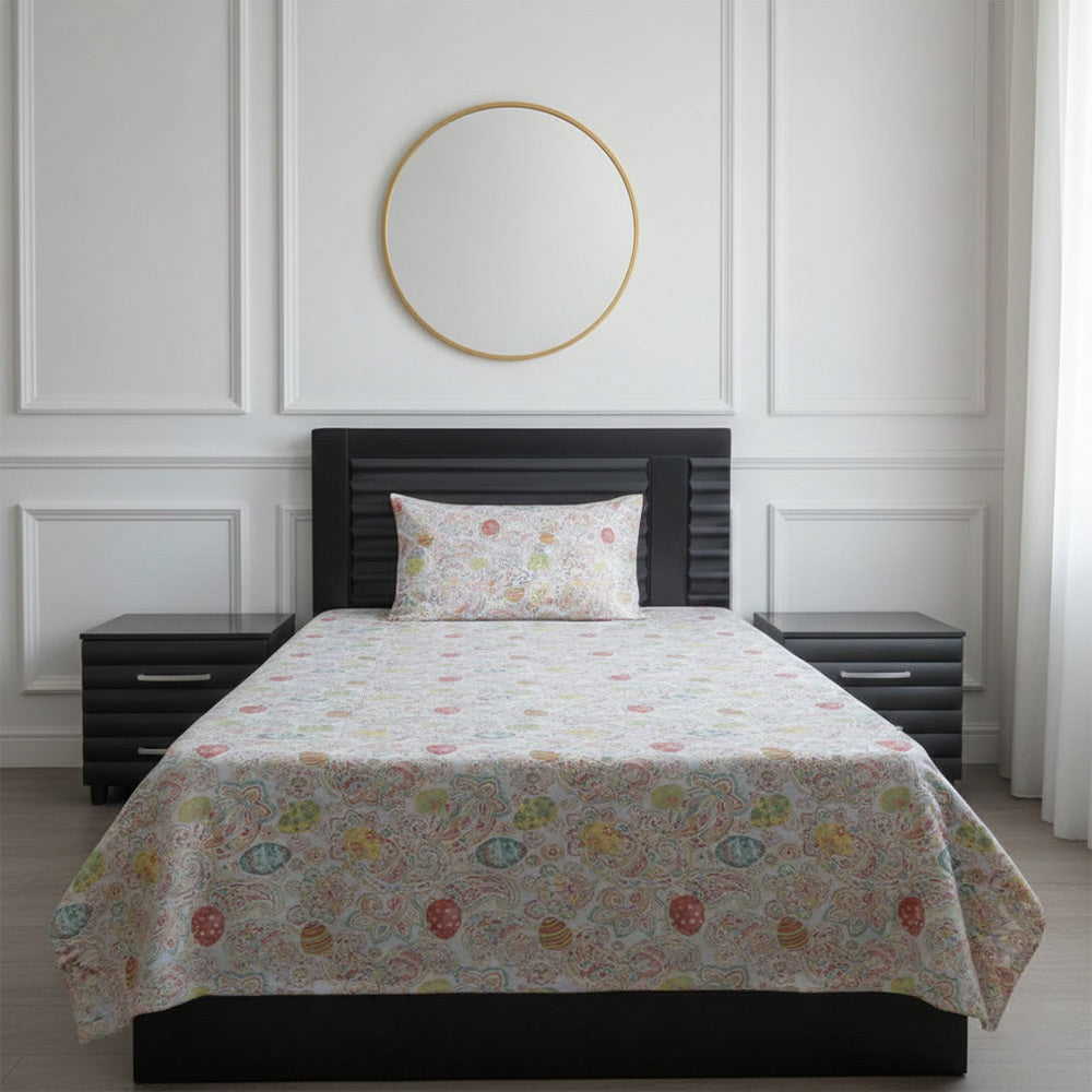 Single Pair Cotton Bed Sheet