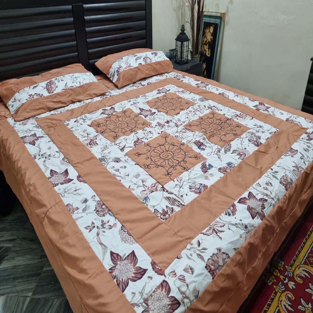Patch Work Double Bed Sheets