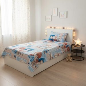 Single Pair Cotton Bed Sheet