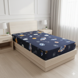 Cotton Single Bed Mattress Cover/Zipper