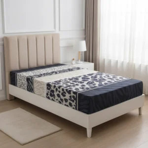 Cotton Single Bed Mattress Cover/Zipper