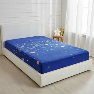 Cotton Single Bed Mattress Cover/Zipper